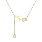 Tulip Fairy Pendant Necklace - Viexta