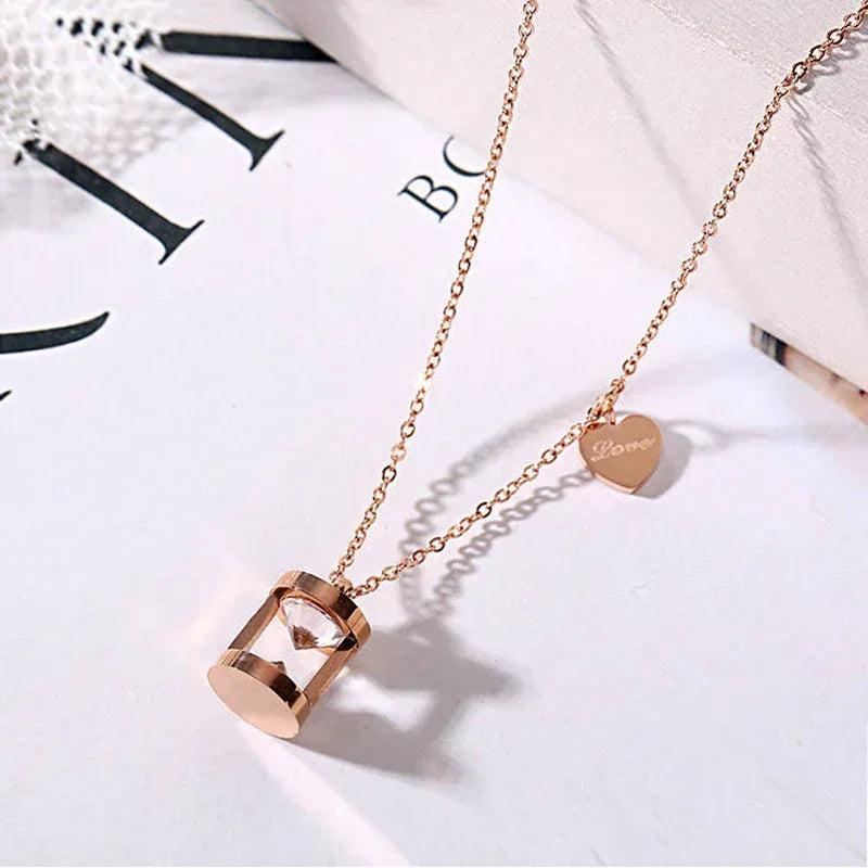 18k Hour-glass Clavicle Chain - Viexta