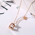 18k Hour-glass Clavicle Chain - Viexta