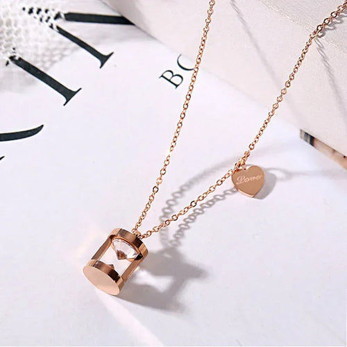 18k Hour-glass Clavicle Chain - Viexta