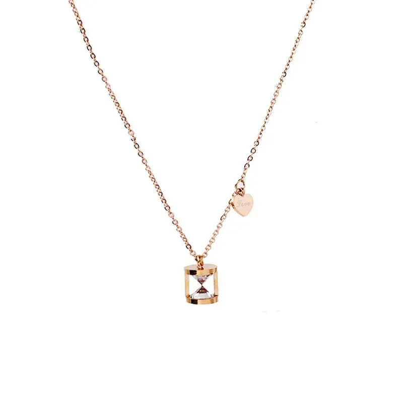 18k Hour-glass Clavicle Chain - Viexta