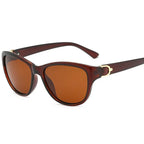 Metal Hybrid Polarized Retro Sunglasses - Viexta