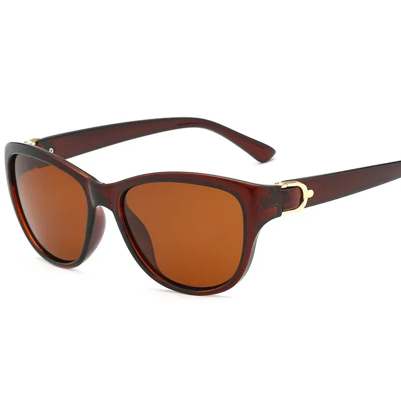 Metal Hybrid Polarized Retro Sunglasses - Viexta