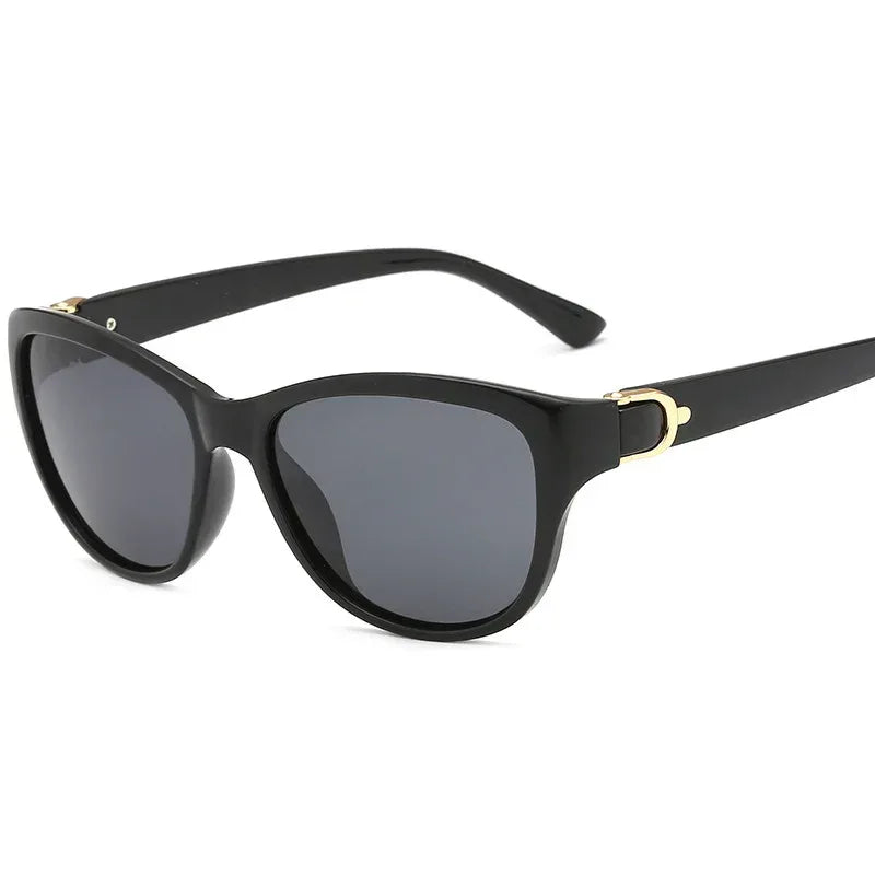 Metal Hybrid Polarized Retro Sunglasses - Viexta
