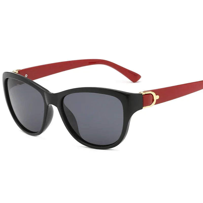 Metal Hybrid Polarized Retro Sunglasses - Viexta
