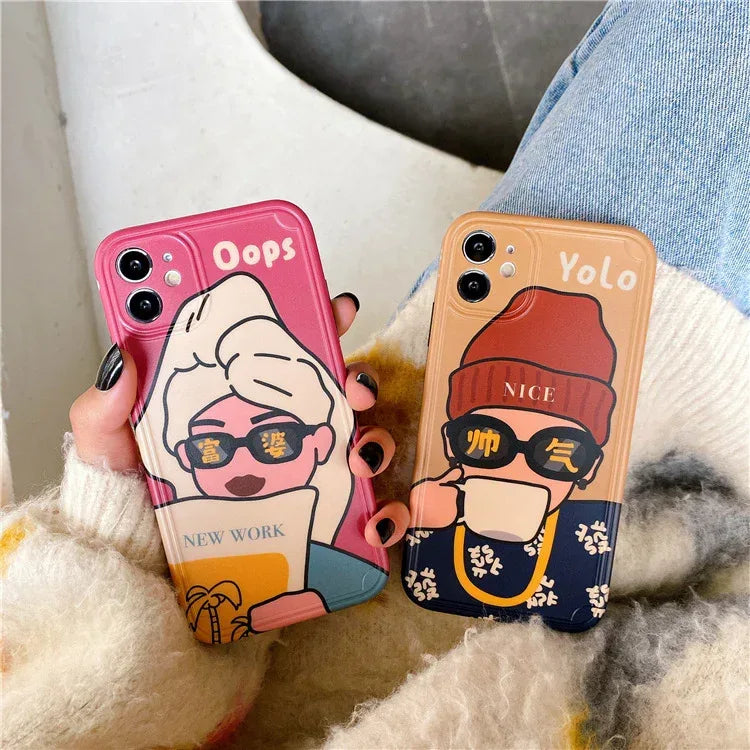 Richy Vibe Woman On The Side iPhone Case - Viexta