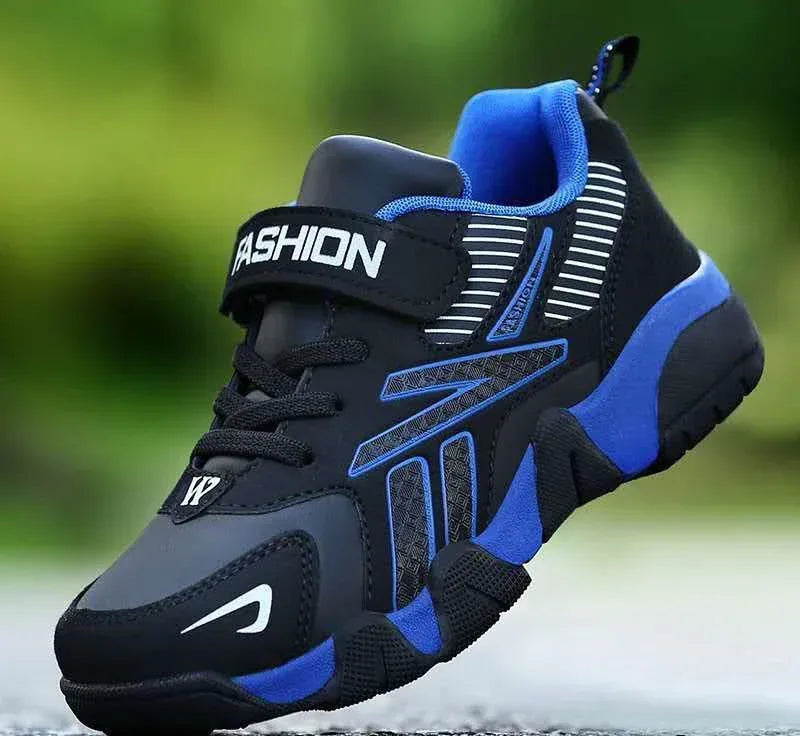Leather Anti-Slippery Menino Mesh Sneakers - Viexta