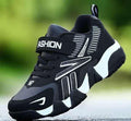 Leather Anti-Slippery Menino Mesh Sneakers - Viexta