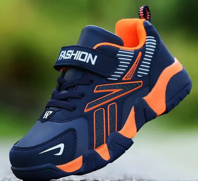 Leather Anti-Slippery Menino Mesh Sneakers - Viexta
