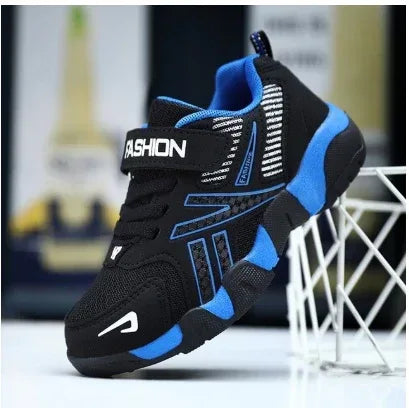 Leather Anti-Slippery Menino Mesh Sneakers - Viexta