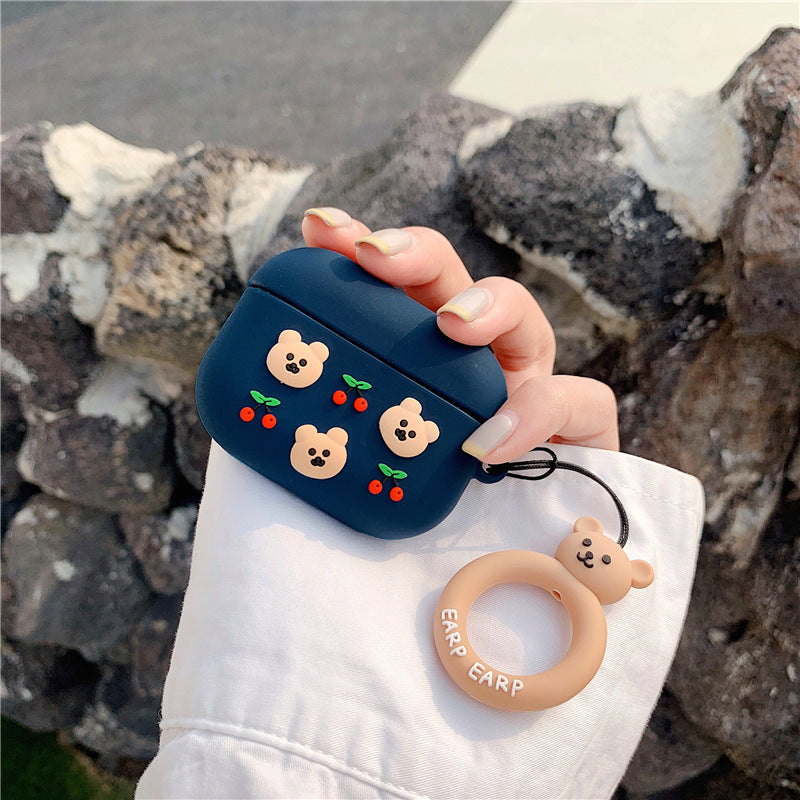 Korean Bear Airpods Protective Case