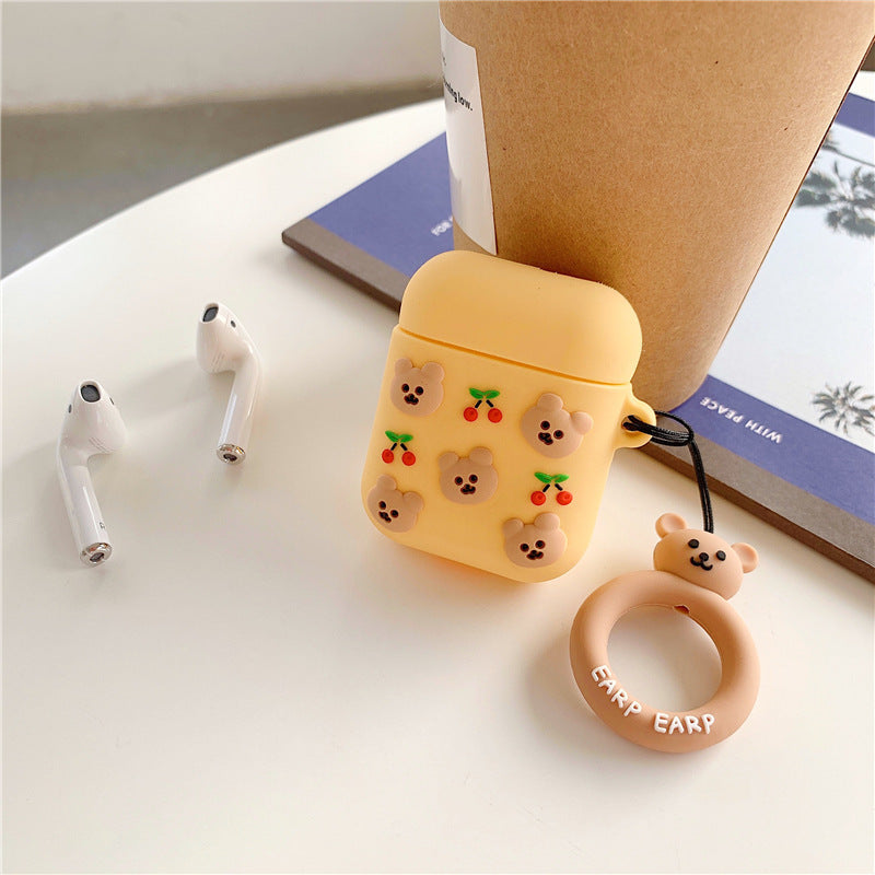 Korean Bear Airpods Protective Case