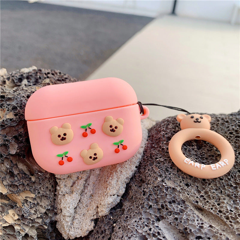 Korean Bear Airpods Protective Case