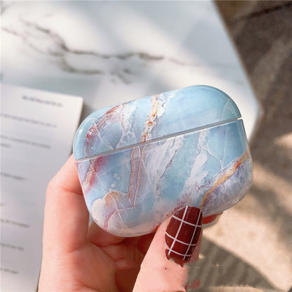 Hard Shell Marble Airpod Case