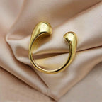 gold-metal-brass-plated-balls-ring - Viexta