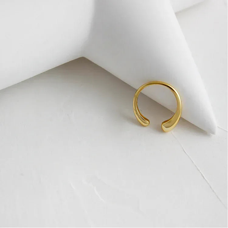 gold-metal-brass-plated-balls-ring - Viexta