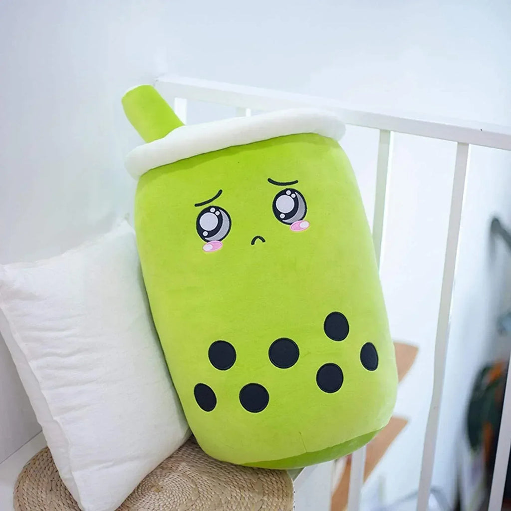Fruit Drink Plush Stuffed Strawberry Boba Tea Cup Toy - Viexta