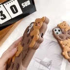 Cute Cookie Bear iPhone Case - Viexta