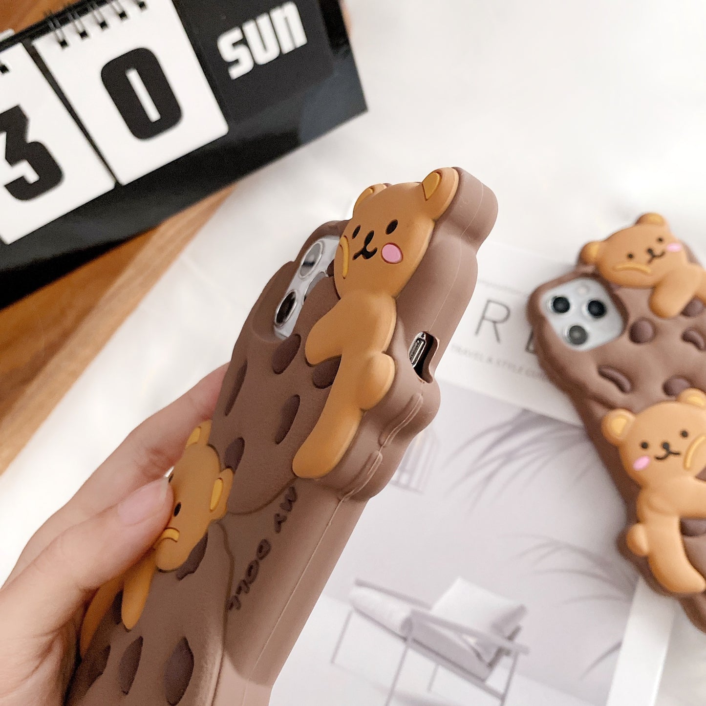 Cute Cookie Bear iPhone Case