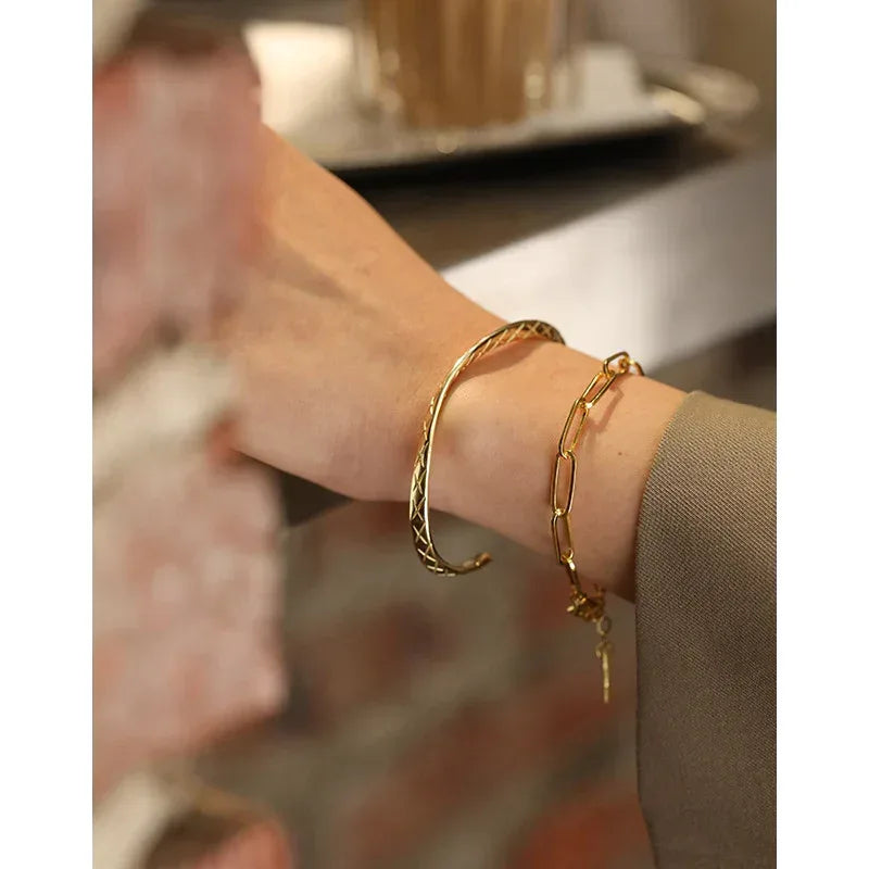 Versatile Chain Texture Bracelet - Viexta