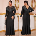 Prom Night Black Long Dress - Viexta