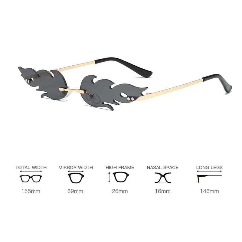 Flame Sunglasses - Viexta