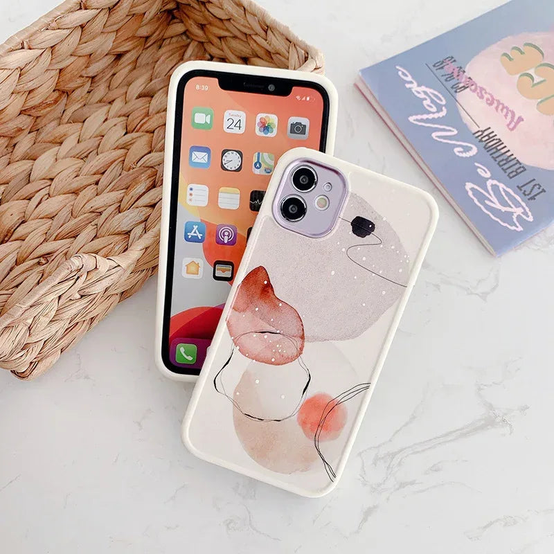 doodle-color-leaf-iphone-case - Viexta