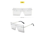 Women's Square One-piece Sunglasses - Viexta