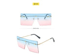 Women's Square One-piece Sunglasses - Viexta
