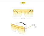 Women's Square One-piece Sunglasses - Viexta