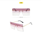 Women's Square One-piece Sunglasses - Viexta