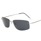Rimless Pure Titanium Light Sunglasses - Viexta
