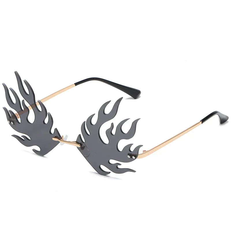 Rimless Dragon Phoenix Sunglasse - Viexta