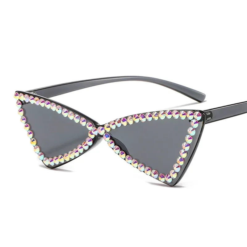 Retro Triangle Rimless Glasse - Viexta