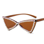 Retro Triangle Rimless Glasse - Viexta