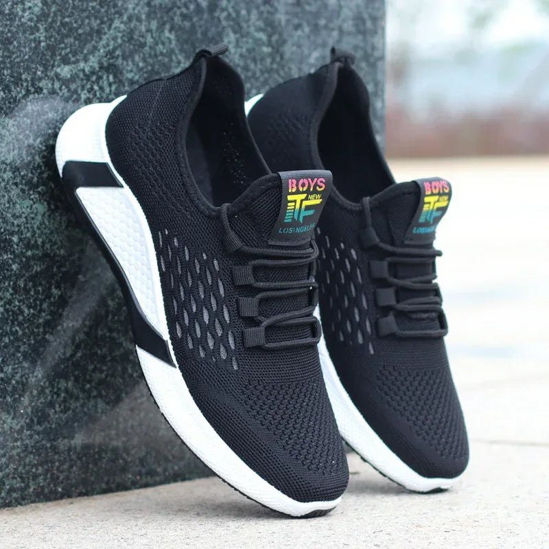 Casual Lace-up Running Shoes - Viexta