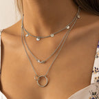 frosty-wind-single-layer-winding-snake-bone-necklace - Viexta