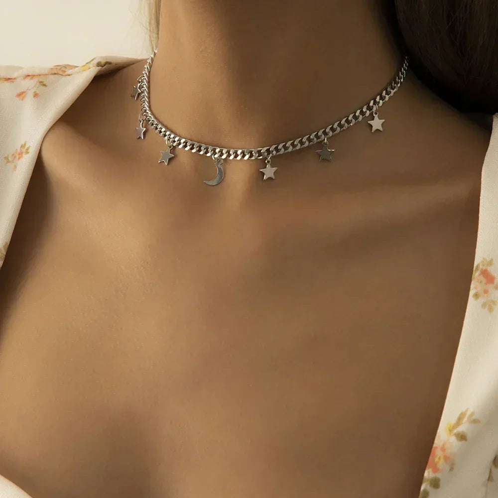frosty-wind-single-layer-winding-snake-bone-necklace - Viexta