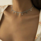 frosty-wind-single-layer-winding-snake-bone-necklace - Viexta