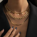 frosty-wind-single-layer-winding-snake-bone-necklace - Viexta