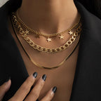 frosty-wind-single-layer-winding-snake-bone-necklace - Viexta
