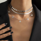 frosty-wind-single-layer-winding-snake-bone-necklace - Viexta