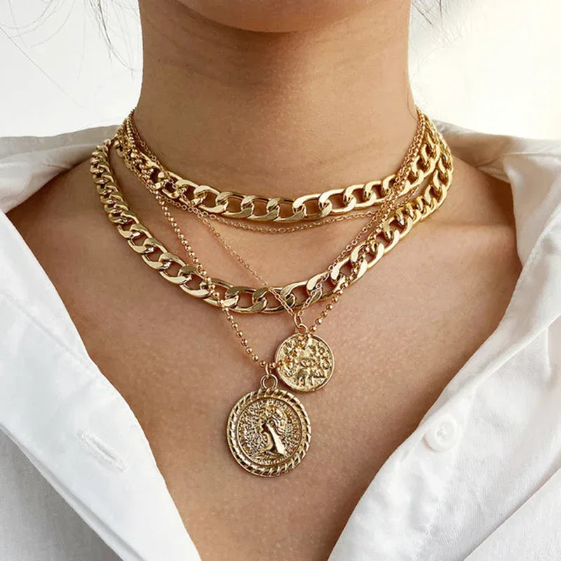 frosty-wind-single-layer-winding-snake-bone-necklace - Viexta