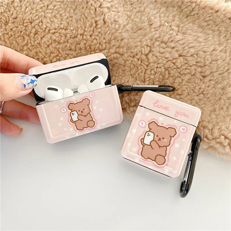 cartoon-lovely-bear-case-for-apple-airpods-cover - Viexta