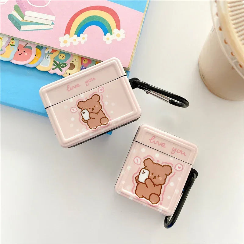 cartoon-lovely-bear-case-for-apple-airpods-cover - Viexta