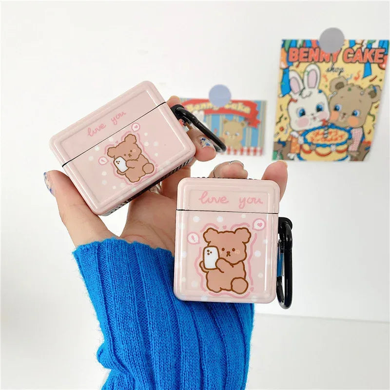 cartoon-lovely-bear-case-for-apple-airpods-cover - Viexta