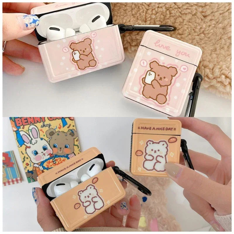 cartoon-lovely-bear-case-for-apple-airpods-cover - Viexta