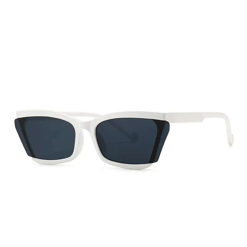 Modern Retro Narrow And Dazzling Sunglasses - Viexta