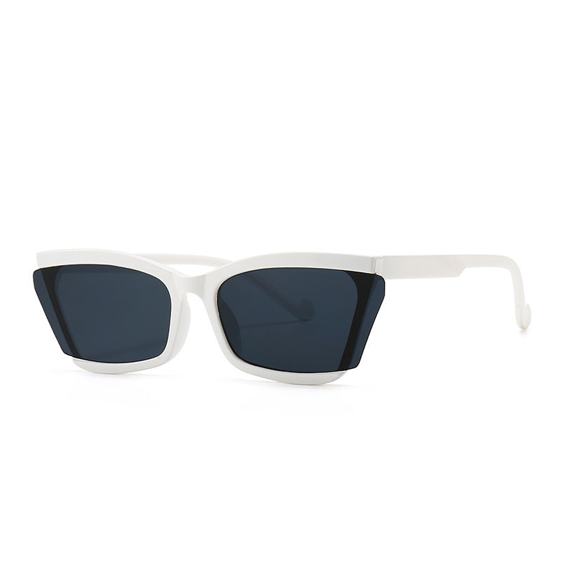 Modern Retro Narrow And Dazzling Sunglasses