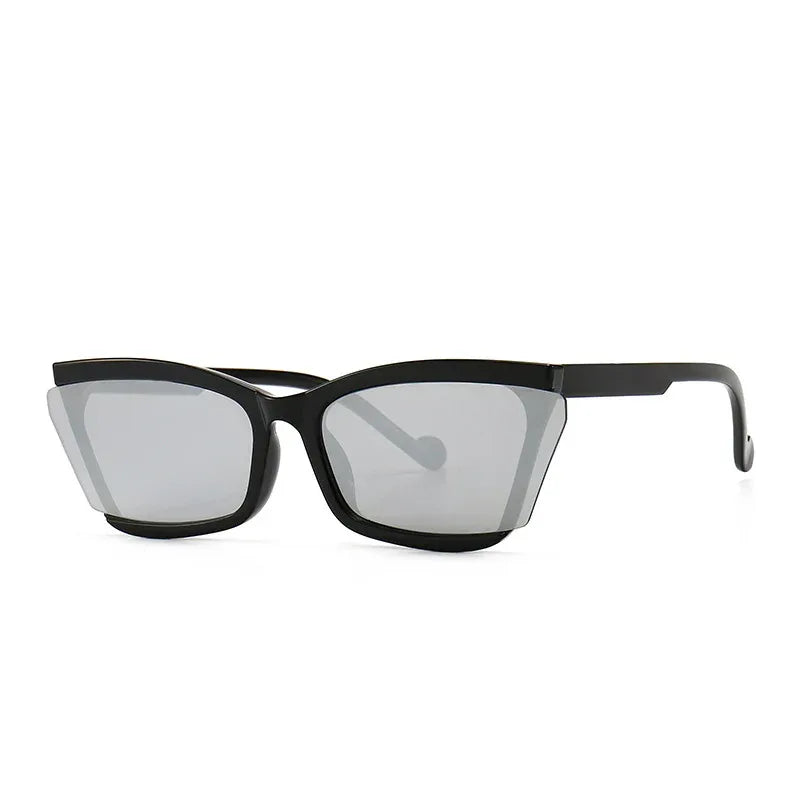 Modern Retro Narrow And Dazzling Sunglasses - Viexta